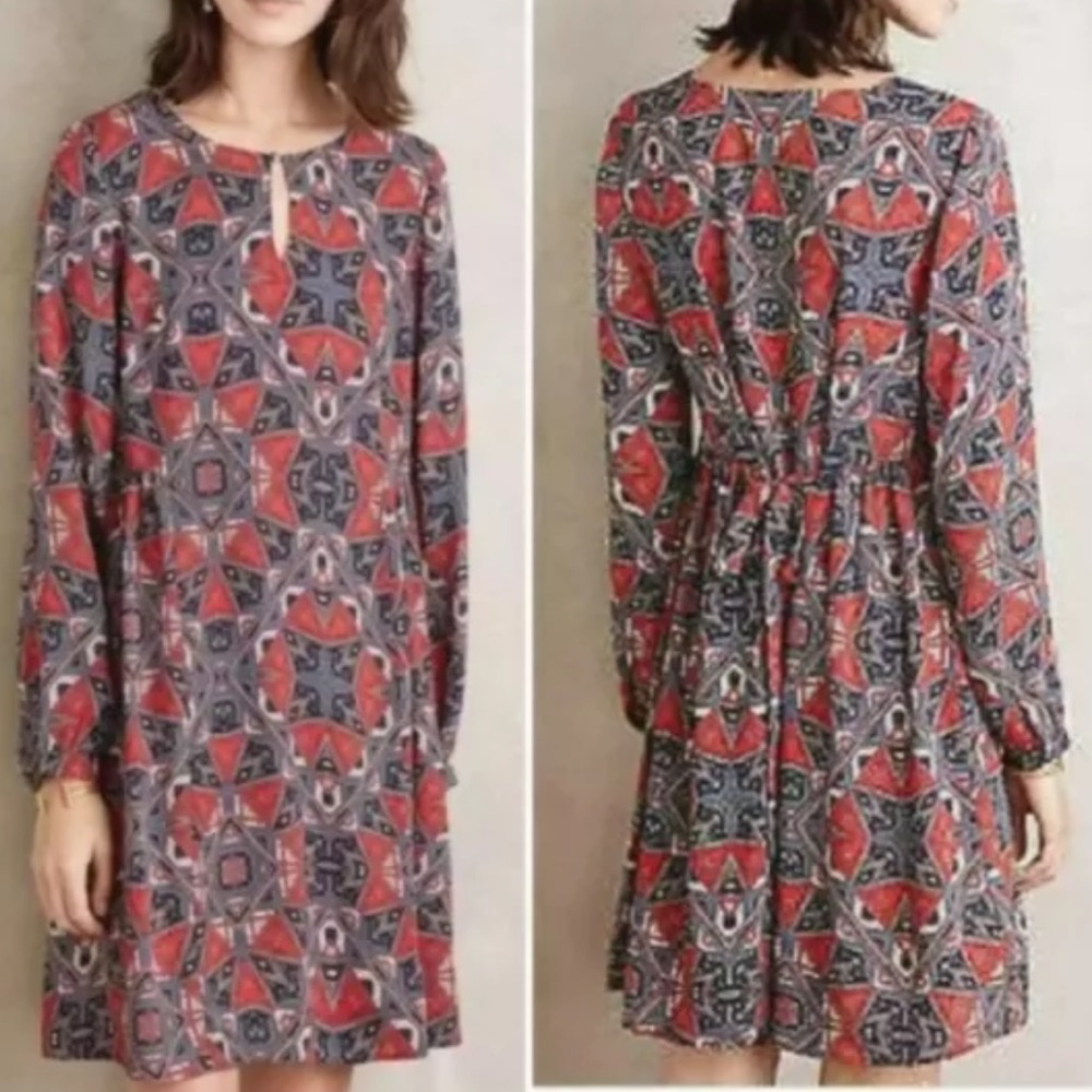 Paper Crown + Anthropologie Efflorescence Swing Dress